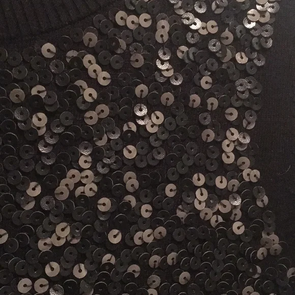 Express black sequence sweater size small - Picture 3 of 5